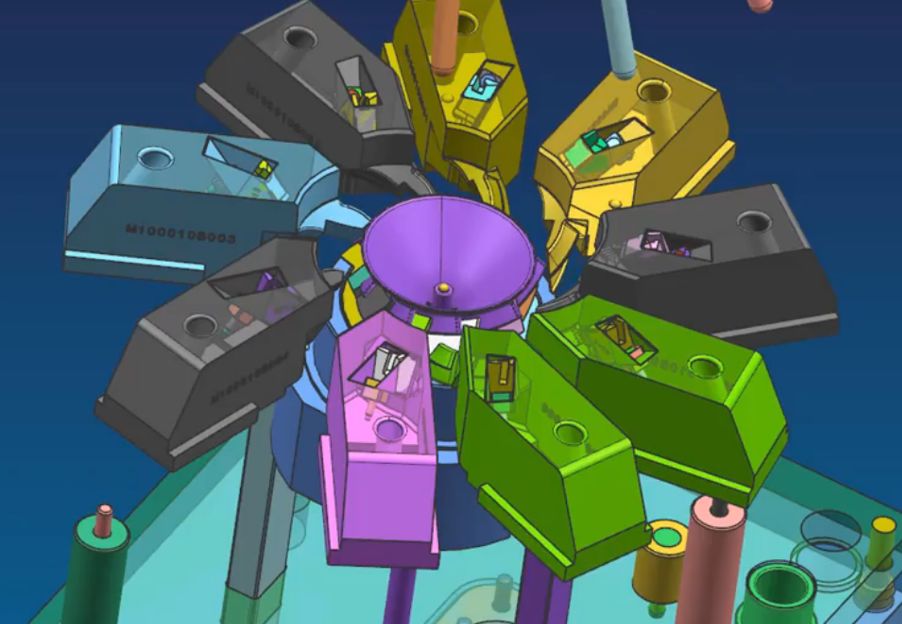 加工中心這套葉輪模具如何設(shè)計？如何脫模？(圖6)